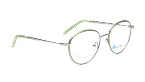 Image 2 of Titan Crest Round Green  Rimmed Eyeglasses for Men and Women from Titan Available at Titan Eye+
