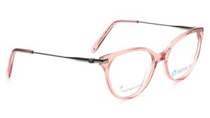 Image 2 of Pink CatEye Eyeglasses for Women from Titan Available at Titan Eye+