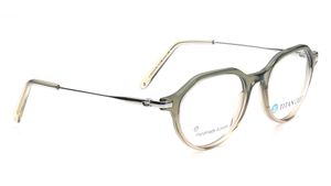 Image 2 of Green Geometric Eyeglasses for Men and Women from Titan Available at Titan Eye+