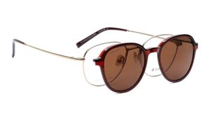 Image 2 of Gold Oval Eyeglasses for Men and Women from Titan Available at Titan Eye+