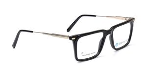 Image 2 of Black Square Eyeglasses for Men from Titan Available at Titan Eye+