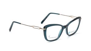 Image 2 of Green Cat Eye Eyeglasses for Women from Titan Available at Titan Eye+