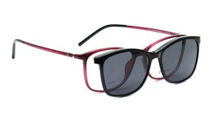 Image 2 of Pink Square Eyeglasses for Men and Women from Titan Available at Titan Eye+