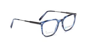 Image 2 of Blue Round Eyeglasses for Men and Women from Titan Available at Titan Eye+