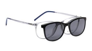 Image 2 of Transparent Rectangle Eyeglasses for Men and Women from Titan Available at Titan Eye+