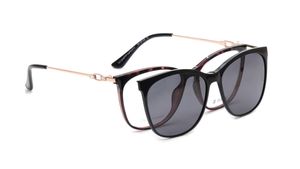 Image 2 of Black CatEye Eyeglasses for Women from Titan Available at Titan Eye+