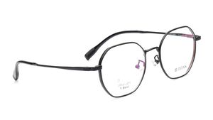 Image 2 of Black Geometric Eyeglasses for Men and Women from Titan Available at Titan Eye+