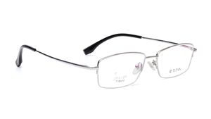 Image 2 of Silver Rectangle Eyeglasses for Men and Women from Titan Available at Titan Eye+