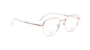 Image 2 of Rose Gold Square Eyeglasses for Men and Women from Titan Available at Titan Eye+