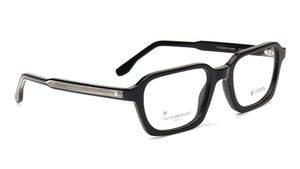 Image 2 of Black Rectangle Eyeglasses for Men from Titan Available at Titan Eye+