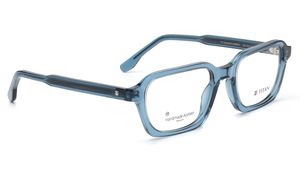 Image 2 of Blue Rectangle Eyeglasses for Men from Titan Available at Titan Eye+