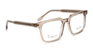 Image 2 of Brown Rectangle Eyeglasses for Men and Women from Titan Available at Titan Eye+