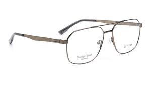 Image 2 of Olive Navigator Eyeglasses for Men from Titan Available at Titan Eye+
