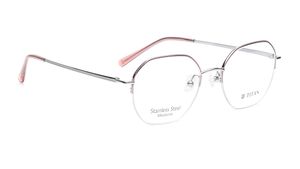 Image 2 of Gun Metal Geometric Eyeglasses for Men and Women from Titan Available at Titan Eye+