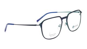 Image 2 of Blue Square Eyeglasses for Men from Titan Available at Titan Eye+