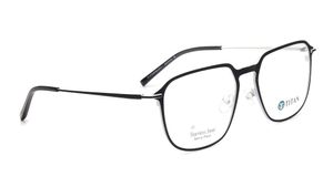 Image 2 of Black Square Eyeglasses for Men from Titan Available at Titan Eye+