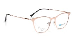 Image 2 of Rose Gold CatEye Eyeglasses for Women from Titan Available at Titan Eye+
