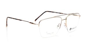 Image 2 of Gold Navigator Eyeglasses for Men from Ace by Titan Available at Titan Eye+