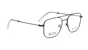 Image 2 of Black Navigator Eyeglasses for Men from Titan Available at Titan Eye+