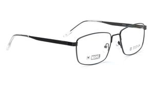 Image 2 of Blue Square Eyeglasses for Men and Women from Titan Available at Titan Eye+