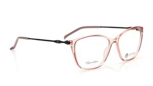 Image 2 of Orange Square Eyeglasses for Women from Titan Available at Titan Eye+