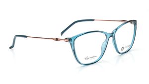 Image 2 of Blue Square Eyeglasses for Women from Titan Available at Titan Eye+