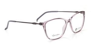 Image 2 of Purple Square Eyeglasses for Women from Titan Available at Titan Eye+