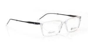 Image 2 of Transparent Rectangle Eyeglasses for Men and Women from Titan Available at Titan Eye+