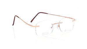 Image 2 of Rose Gold Square Eyeglasses for Women from Aristo Available at Titan Eye+