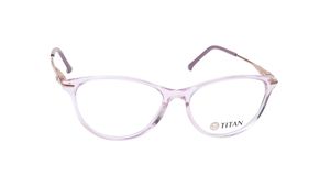 Image 2 of Pink CatEye Rimmed Eyeglasses(TS1025WFC6MPKV) from Fastrack Available at Titan Eye+