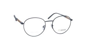 Image 2 of Black Square Eyeglasses for Men from Titan Available at Titan Eye+