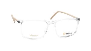 Image 2 of White Square Men Eyeglasses ( TS1033MFC3MTRV|54) from Titan Available at Titan Eye+