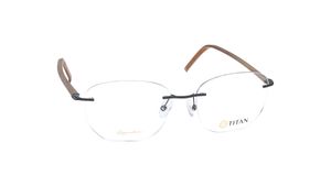 Image 2 of Black Rectangle Men Eyeglasses ( TS1034MRC2MBRV|54) from Titan Available at Titan Eye+