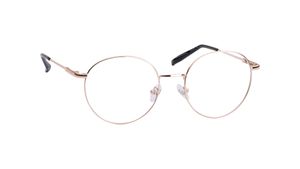 Image 2 of Gold Round Rimmed Eyeglasses for Men And Women from Titan Available at Titan Eye+