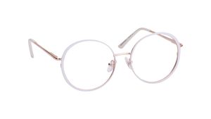 Image 2 of Gold Round Rimmed Eyeglasses for Women from Titan Available at Titan Eye+