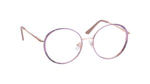 Image 2 of Pink Round Eyeglasses for Women from Titan Available at Titan Eye+