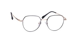Image 2 of Black Polygon Rimmed Eyeglasses for Men And Women from Titan Available at Titan Eye+