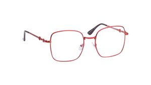 Image 2 of Maroon Rectangle Rimmed Eyeglasses for Women from Titan Available at Titan Eye+