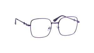Image 2 of Blue Rectangle Rimmed Eyeglasses for Women from Titan Available at Titan Eye+