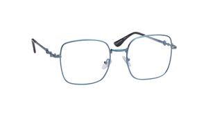 Image 2 of Blue Rectangle Rimmed Eyeglasses for Women from Titan Available at Titan Eye+