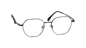 Image 2 of Black Polygon Eyeglasses for Men and Women from Titan Available at Titan Eye+