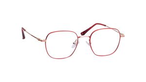 Image 2 of Maroon Polygon Rimmed Eyeglasses for Men And Women from Titan Available at Titan Eye+