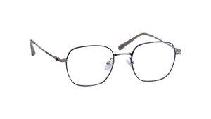 Image 2 of Blue Polygon Rimmed Eyeglasses for Men And Women from Titan Available at Titan Eye+