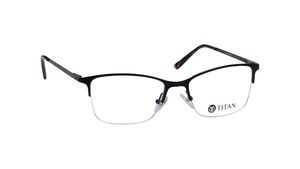 Image 2 of Black CatEye Eyeglasses for Men from Titan Available at Titan Eye+