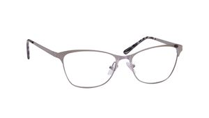 Image 2 of Grey Cateye Rimmed Eyeglasses for Women from Titan Available at Titan Eye+