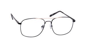 Image 2 of Black Square Eyeglasses for Men from Titan Available at Titan Eye+