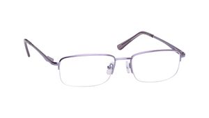 Image 2 of Pink Ellipse Semi-Rimmed Eyeglasses for Men from Titan Available at Titan Eye+