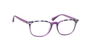 Image 2 of Purple Square Rimmed Eyeglasses for Women from Titan Available at Titan Eye+