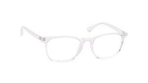 Image 2 of White Square Rimmed Eyeglasses for Women from Titan Available at Titan Eye+
