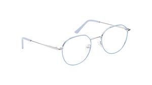 Image 2 of Gunmetal Polygon Rimmed Eyeglasses for Men And Women from Titan Available at Titan Eye+